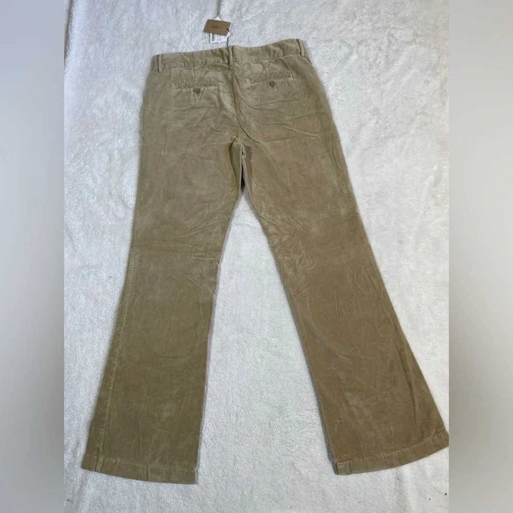J Crew low Fit Stretch Size 8 Regular Tan Cotton.